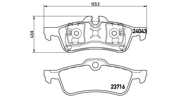 MAGNETI MARELLI Piduriklotsi komplekt,ketaspidur 363700406032